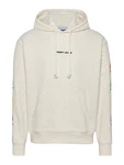 Tommy Jeans Sweatshirt beigemeliert/grün/rot/schwarz