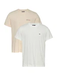 Tommy Jeans T-Shirt beige/weiß
