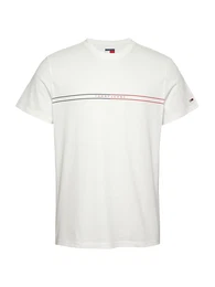T-Shirt navy / rot / wei
