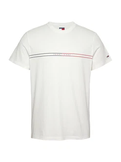 Tommy Jeans T-Shirt navy / rot / weiß