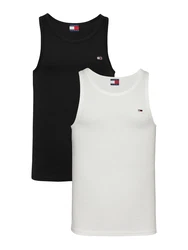 Tommy Jeans Top schwarz/weiß