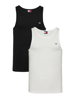 Tommy Jeans Top schwarz/weiß