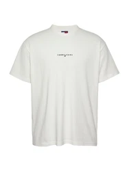 Tommy Jeans T-Shirt navy/weiß