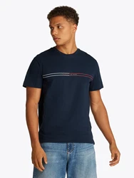 Tommy Jeans T-Shirt navy / rot / weiß