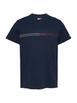 Tommy Jeans T-Shirt navy / rot / weiß