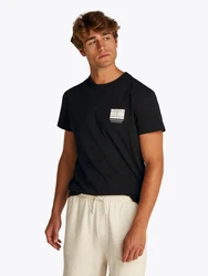 Tommy Jeans T-Shirt schwarz/weiß