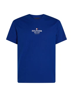 TOMMY HILFIGER T-Shirt wedge blau