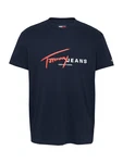 Tommy Jeans T-Shirt navy/rot/weiß