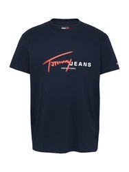 Tommy Jeans T-Shirt navy/rot/weiß