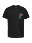 Tommy Jeans T-Shirt blau/limette/hellrot/schwarz