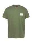 Tommy Jeans T-Shirt kiwi/weiß