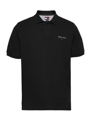 Tommy Jeans Poloshirt schwarz/weiß