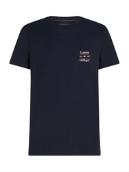 TOMMY HILFIGER T-Shirt navy / rot / weiß