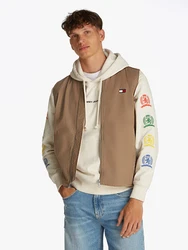 Tommy Jeans Weste hellbraun