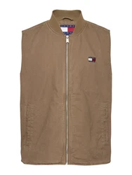 Tommy Jeans Weste hellbraun