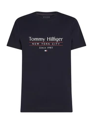 TOMMY HILFIGER T-Shirt marine/rot/weiß
