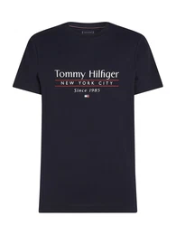 T-Shirt marine / rot / wei