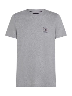 TOMMY HILFIGER T-Shirt marineblau/weiß TOMMY HILFIGER T-Shirt marineblau/weiß