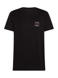 TOMMY HILFIGER T-Shirt rot/schwarz/weiß