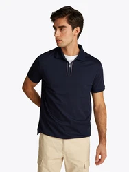 TOMMY HILFIGER Poloshirt 'LIQUID' marineblau