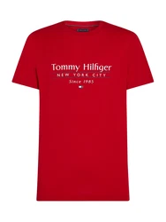 TOMMY HILFIGER T-Shirt blau/rot/weiß