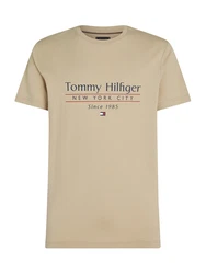 TOMMY HILFIGER T-Shirt dunkelblau/khaki/rot/weiß