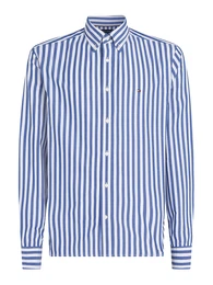 Hemd 'Flex' blau / wei