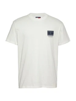 Tommy Jeans T-Shirt schwarz/weiß