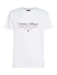 TOMMY HILFIGER T-Shirt dunkelblau/rot/weiß