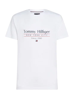 TOMMY HILFIGER T-Shirt dunkelblau/rot/weiß TOMMY HILFIGER T-Shirt dunkelblau/rot/weiß