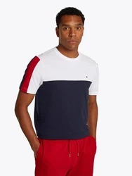 TOMMY HILFIGER T-Shirt marine/rot/weiß