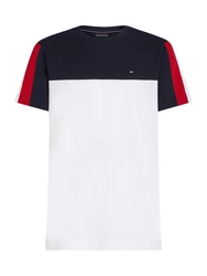 TOMMY HILFIGER T-Shirt marine/rot/weiß