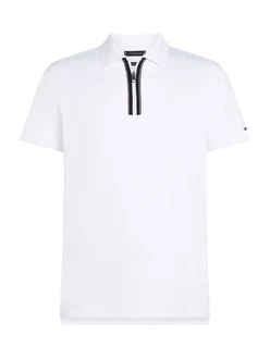 TOMMY HILFIGER Poloshirt 'LIQUID' navy/weiß