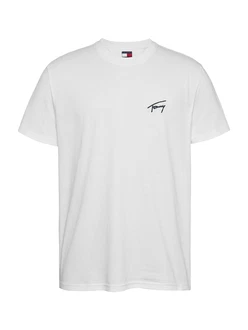 Tommy Jeans T-Shirt TJM REG SIGNATURE TEE EXT weiß