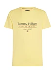 TOMMY HILFIGER T-Shirt navy/gelb