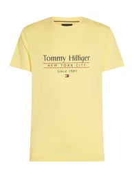 T-Shirt navy / gelb