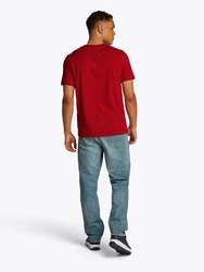 TOMMY HILFIGER T-Shirt 'ESSENTIAL' dunkelrot