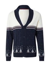 Strickjacke 'Xmas' dunkelblau