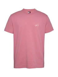 Tommy Jeans T-Shirt TJM REG SIGNATURE TEE EXT Rosa/Rosa/Rosa/Rosa/Rosa/Rosa/Rosa/Rosa