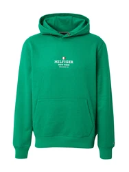 TOMMY HILFIGER Sweatshirt grün/weiß