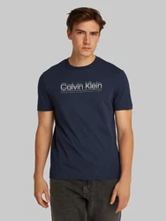 Calvin Klein T-Shirt CP-DOUBLE LOGO T-SHIRT blau