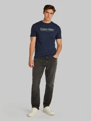 Calvin Klein T-Shirt CP-DOUBLE LOGO T-SHIRT blau