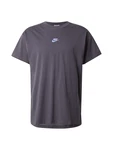 Nike Sportswear T-Shirt 'CLUB' azur/dunkelgrau