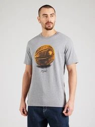 Jordan T-Shirt hellgrau/dunkelorange/schwarz