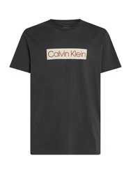 Calvin Klein Jeans T-Shirt beige/karminrot/schwarz