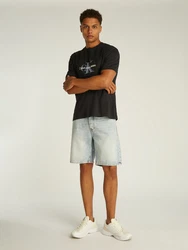Calvin Klein Jeans T-Shirt hellgrau/schwarz/weiß
