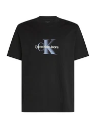 Calvin Klein Jeans T-Shirt hellgrau/schwarz/weiß