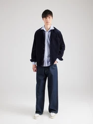 SELECTED HOMME Hemd 'SLHBARRON' navy/hellblau