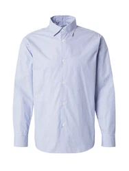 SELECTED HOMME Hemd 'SLHBARRON' navy/hellblau
