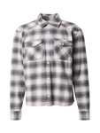 HOLLISTER Hemd blau / anthrazit / hellgrau